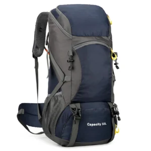 Waterproof 50L Lightweight Backpack with Rain Cover