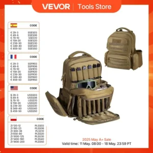 Tactical Range Backpack 2/6 Pistols Gun Backpack