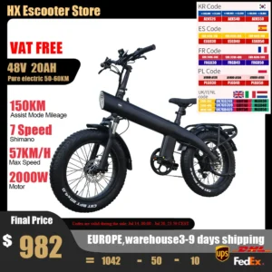 HX Q3 2000W Adult Electric Bicycle